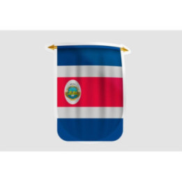 Costa Rica Flag Pennant Style 6 - DecalsHouse