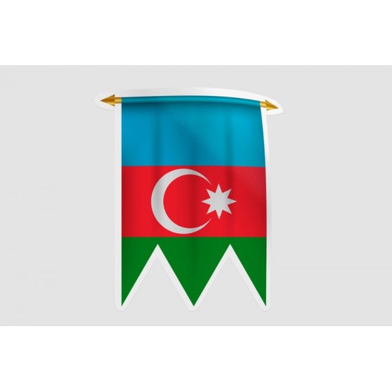 Azerbaijan Flag Style 10...
