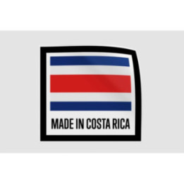 Costa Rica Quality Label Style 2 Sticker - DecalsHouse