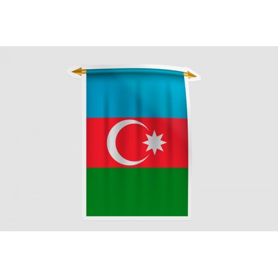 Azerbaijan Flag Style 12...