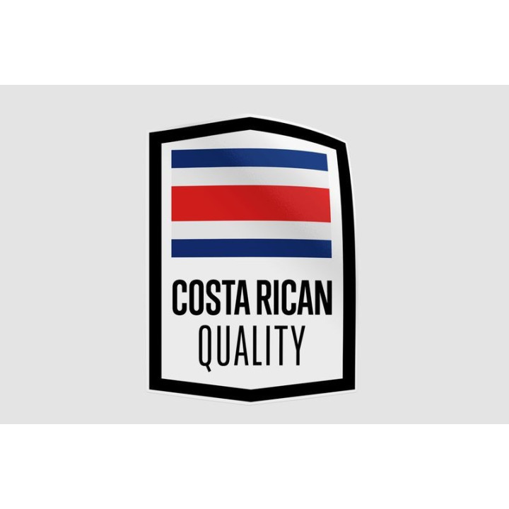 Costa Rica Quality Label Style 3 Sticker - DecalsHouse