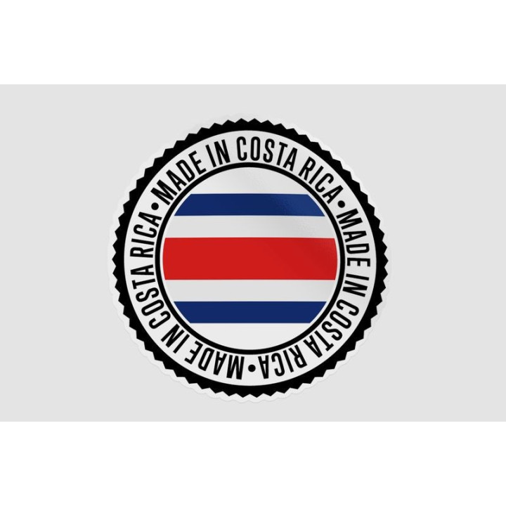 Costa Rica Quality Label Style 4 Sticker - DecalsHouse