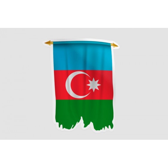 Azerbaijan Flag Style 15...