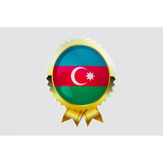 Azerbaijan Flag Style 18...