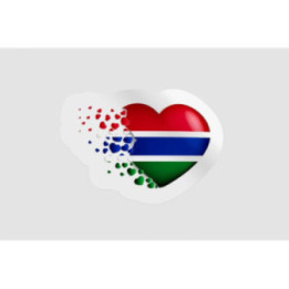Country Flag Heart Style 2 - DecalsHouse
