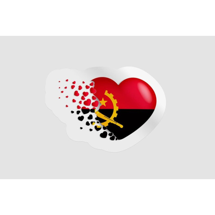 Country Flag Heart Style 9 - DecalsHouse