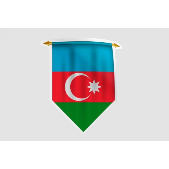 Azerbaijan Flag Style 9...