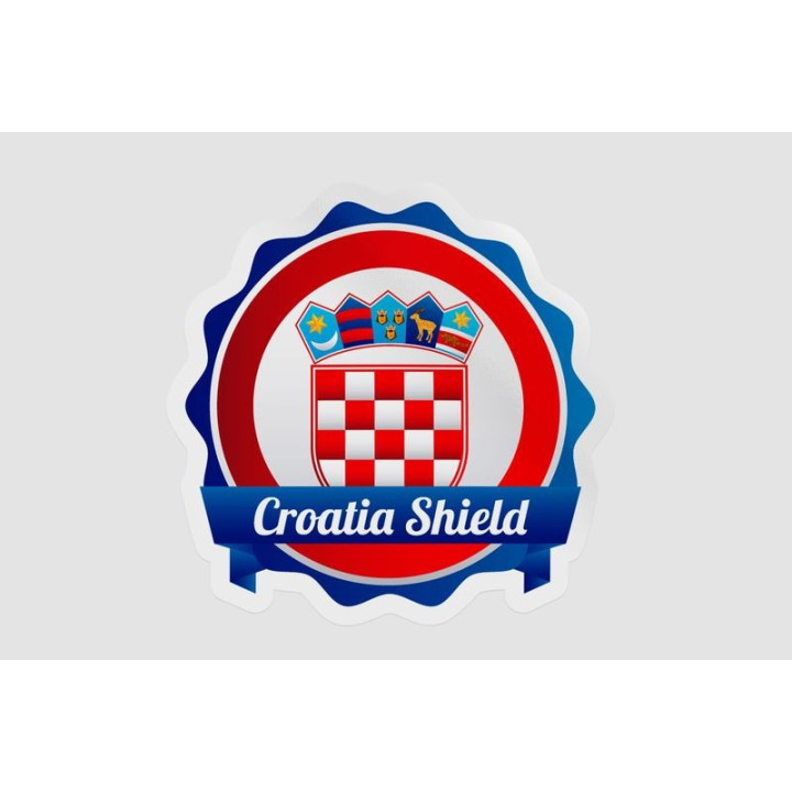 Croatia Emblem Style 3 - DecalsHouse