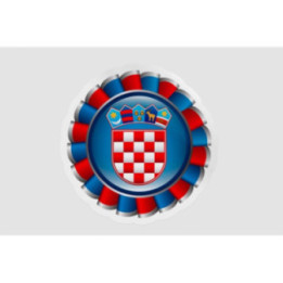 Croatia Emblem Style 4 - DecalsHouse