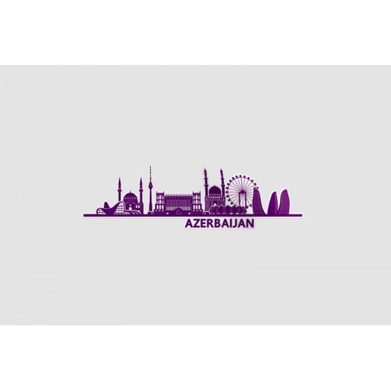 Azerbaijan Style 2 Sticker