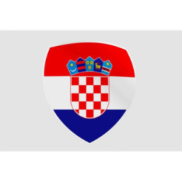 Croatia Flag Style 21 Sticker - DecalsHouse