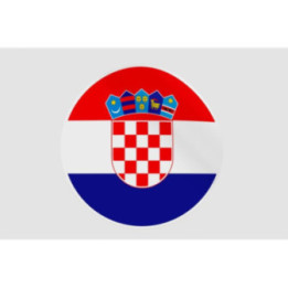 Croatia Flag Style 24 Sticker - DecalsHouse