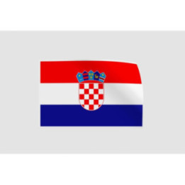 Croatia Flag Style 28 Sticker - DecalsHouse