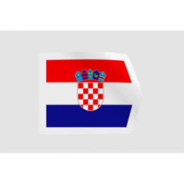 Croatia Flag Style 4 - DecalsHouse