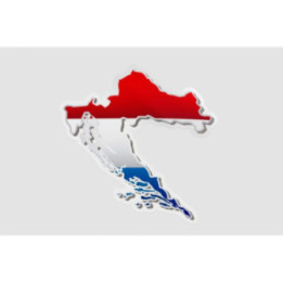 Croatia Map Sticker - DecalsHouse