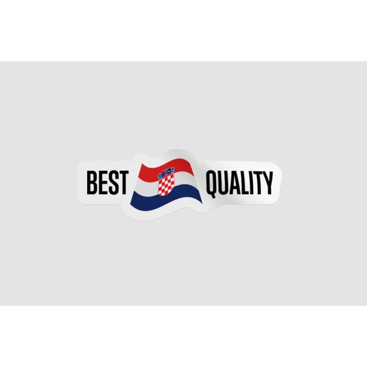 Croatia Quality Label Style 4 Sticker - DecalsHouse