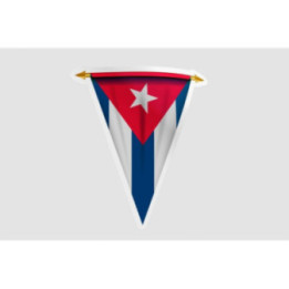 Cuba Flag Pennant Style 3 - DecalsHouse