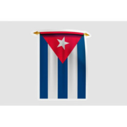 Cuba Flag Pennant Style 8 - DecalsHouse