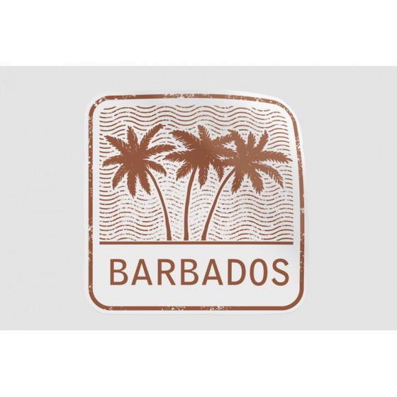 Barbados Sticker
