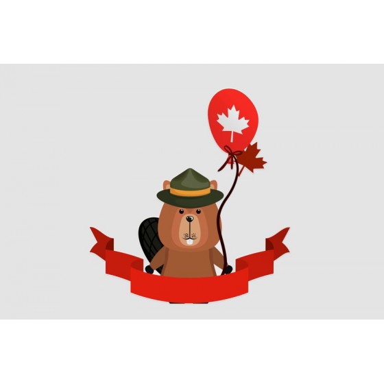 Beaver Of Canada Sticker