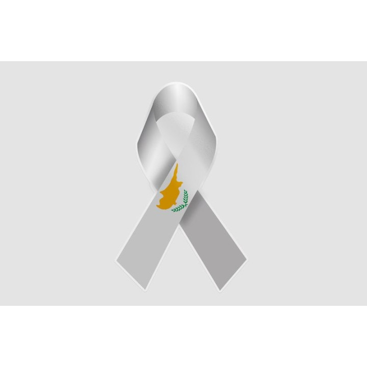 Cyprus Flag Style 2 Sticker - DecalsHouse