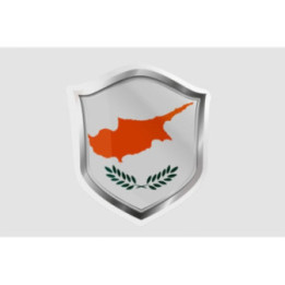 Cyprus National Flag Style 5 - DecalsHouse