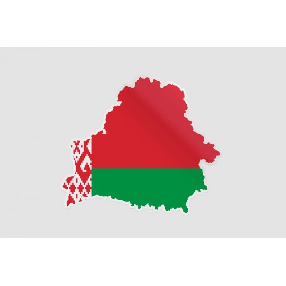 Belarus Map Sticker