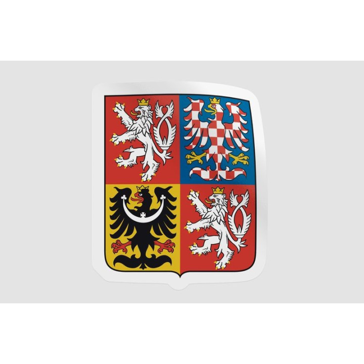 Czech Republic Emblem Style 2 - DecalsHouse