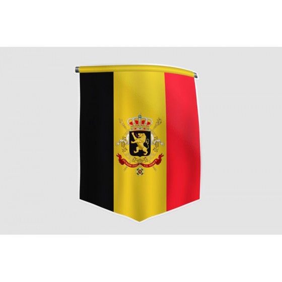 Belgium Flag Style 40 Sticker
