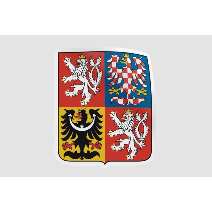 Czech Republic National Emblem Sticker - DecalsHouse