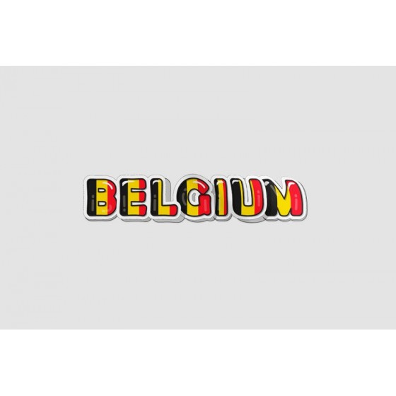 Belgium Style 2 Sticker