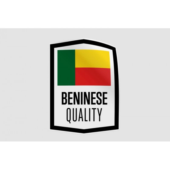 Benin Quality Label Sticker