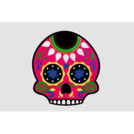 Día de los Muertos Sugar Skull Stickers – Calavera (2-Pack)