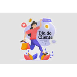 Dia do Cliente Stickers – Customer Day Woman Decals (2-Pack)