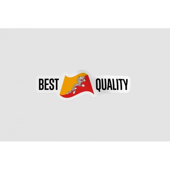 Bhutan Quality Label Sticker