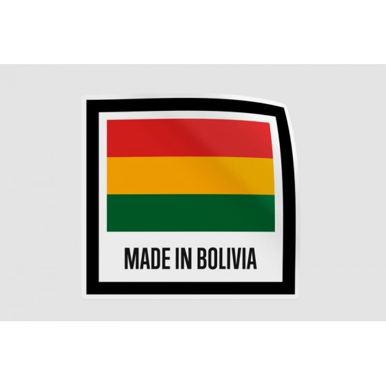 Bolivia Quality Label Style...