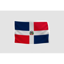Dominican Flag Style 2 - DecalsHouse