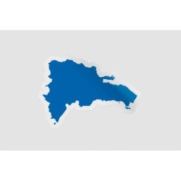 Dominican Map - DecalsHouse