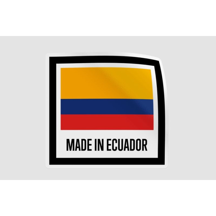 Ecuador Quality Label Style 5 - DecalsHouse