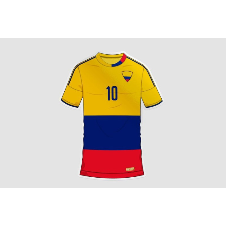 Ecuador Soccer Jersey Style 2 - DecalsHouse