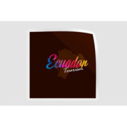 Ecuador Topography Style 3 - DecalsHouse