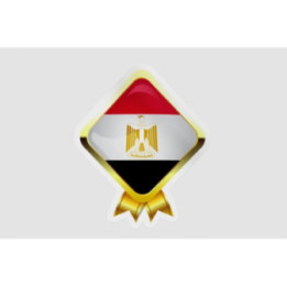Egypt Flag Badge - DecalsHouse