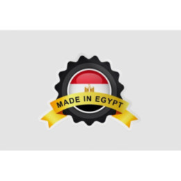 Egypt Flag Label Badge Style 2 - DecalsHouse