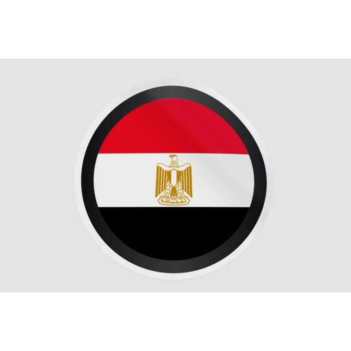 Egypt Flag Label - DecalsHouse