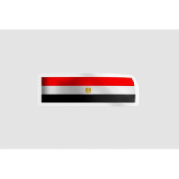 Egypt Flag Style 15 - DecalsHouse