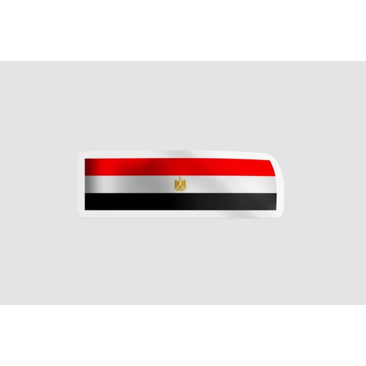 Egypt Flag Style 15 - DecalsHouse