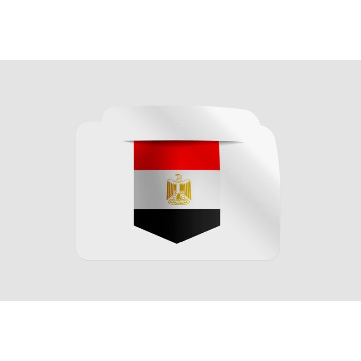 Egypt Flag Style 18 - DecalsHouse