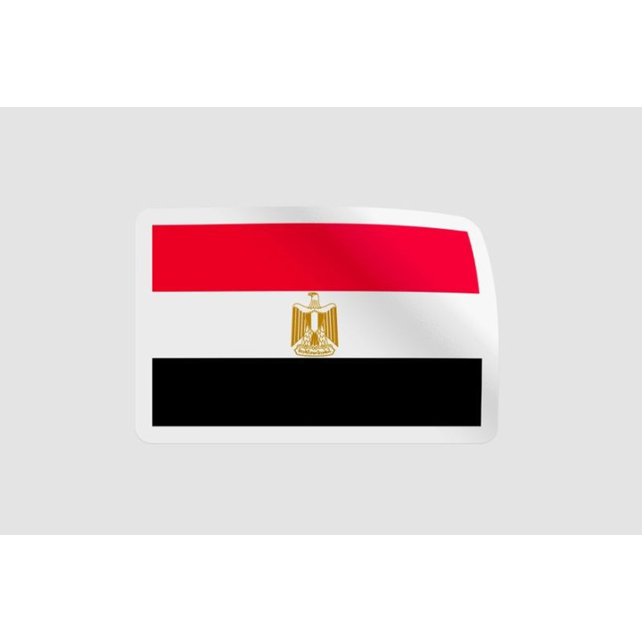 Egypt Flag Style 20 - DecalsHouse