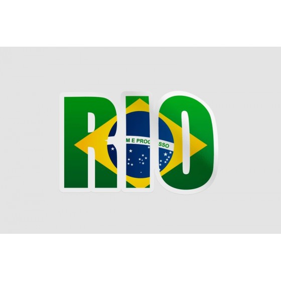 Brazil Rio Design Sticker