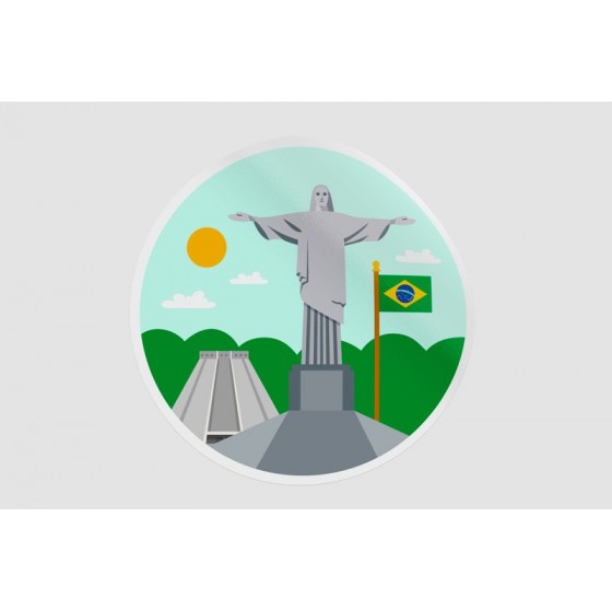 Brazil Style 4 Sticker